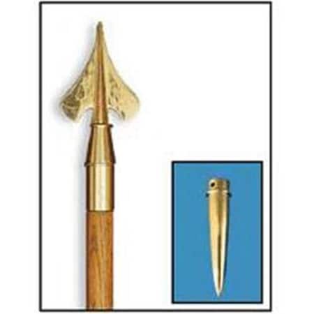 Annin Flagmakers Annin Flagmakers 555810 8 ft. X 1-.16 in. Guidon Staff with Brass Ornament & Bottom Ferrule 555810
